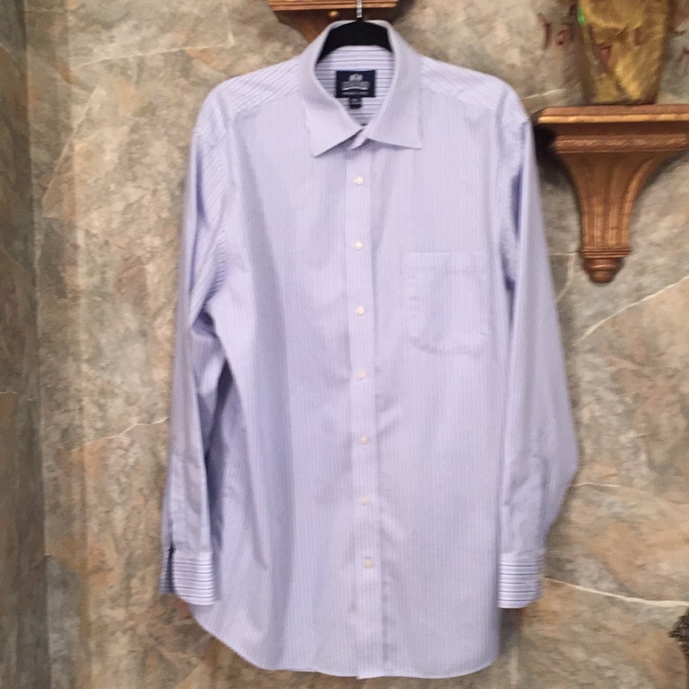 Stafford long sleeved collared button shirt
